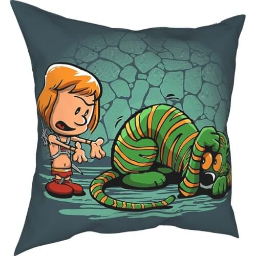 Afraid Of Your Own Shadow Square Pillow Case Polyester Throw Pillow He Man Masters Of Universe Awesome Cushion Covers