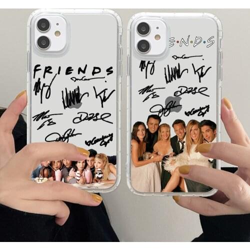 Friends TV Phone Case For iphone 5 5s se 2 6 6s 7 8 12 mini plus X XS XR 11 PRO MAX transparent trend coque art bumper fashion