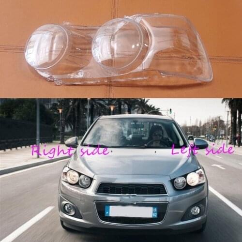 For Chevrolet Aveo 2011 2012 2013 Car Headlight cover Headlamp Lens Auto Shell Cover