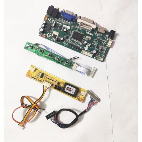 For M215H1-L01/L02 LCD monitor CCFL LVDS 30Pin 21.5" 1920*1080 MNT68676 screen controller drive board HDMI-Compatible+VGA+DVI