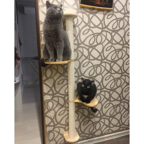 Cat Scratch Board Toy Sisal post Cat Kitten Climbing Scratching Tree Cats Protecting Furniture Grind Claws Cat Scratcher