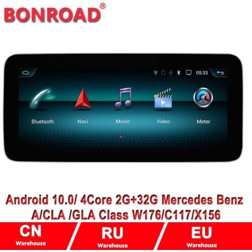 Android 10.0 Auto gps nagation dvd player for Mercedes benz A class W176 ,CLA class C117 / X156, NTG 4.5/5.0