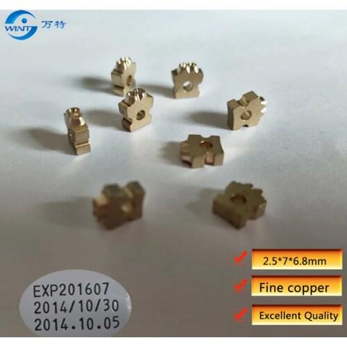 DK1100 2.5*7*6.8mm Hot Stamping Letters Printing Number 0-9 for expiration coding machine date code numbers