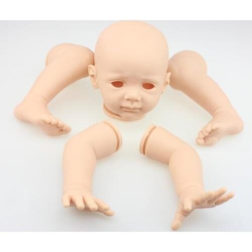 DIY Reborn Baby Toddler Kit Lifelike Soft Silicone Vinyl Real Gentle Touch Reborn Doll Body Parts