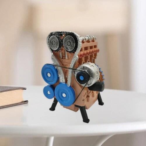 Mechanical Engine Art Craft Industrial Style Creative Resin Engine Ornaments Miniature Home Desktop Decoration