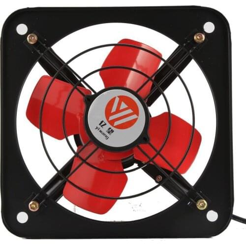 8/10 inch Powerful Industrial Ventilation Extractor Metal Axial Exhaust Commercial Air Blower Fan Inline Wall Ventilator