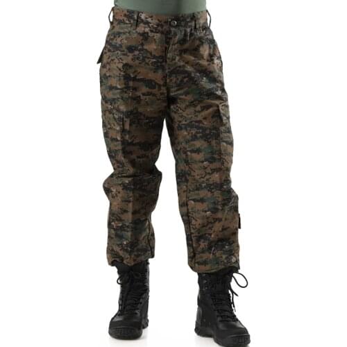 Mens Tactical Pants Lightweight Camouflage Assault Cargo Multi-Pocket Military Tactical Jungle Digital Camo Pants