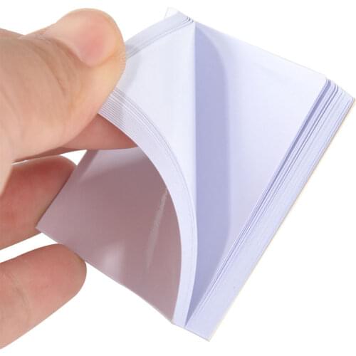 New 50 Sheets Thickening White Cementing Paper Dental Lab Denture Laboratory Cement Powder Mixing Paper Disposable