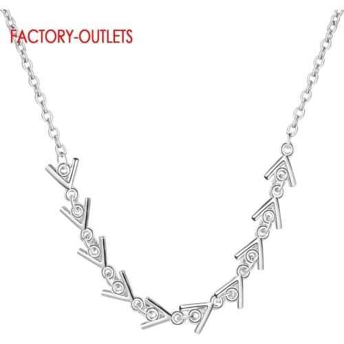 2 Colors Option Original 925 Sterling Silver Triangle Geometric Elements Pendant Necklace For Women Family Gifts Fine Jewelry