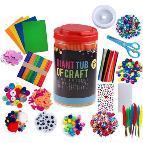 85DE Arts and Crafts Supplies for Kids - Craft Art Supply Kit for Toddlers Age 4 5 6