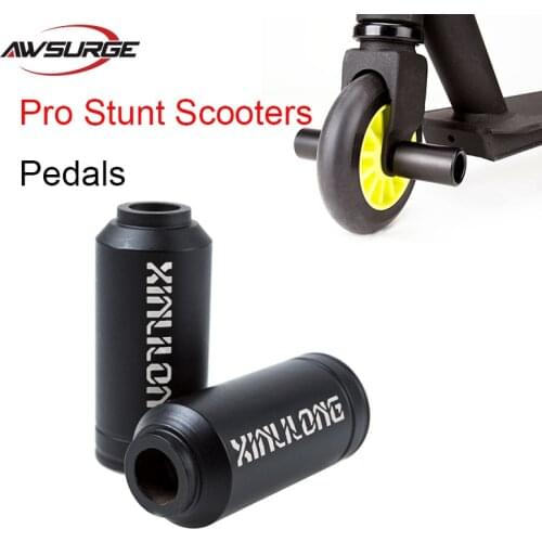 Pro Stunt Scooters equipped pedals extended pedals for extreme scooters Pegs Set with Axle Hardware