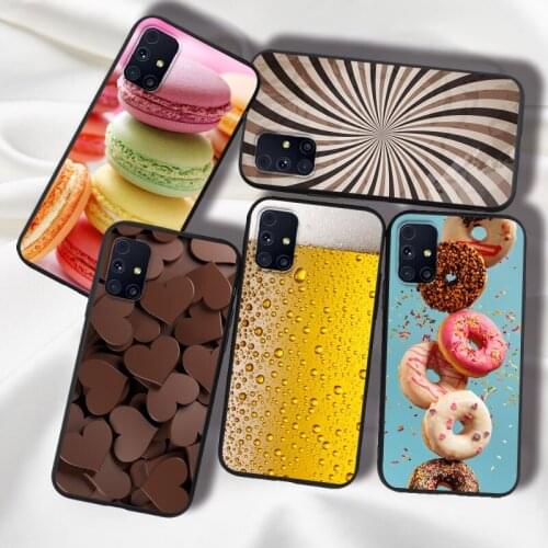 Chocolate Phone Case For Samsung Galaxy M30S M31 M31S M21 M11 M10 A10 A11 A10E Case Cover Silicone Soft For Samsung A11 Bumper
