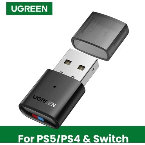 UGREEN USB Bluetooth 5.0 Transmitter Audio Adapter For Airpods PC Computer PS4 Pro Nintendo Switch Bluetooth Adapter TV Mode