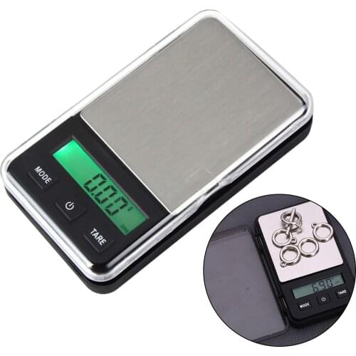Jewelry Mini Stainless Steel Electronic Scale Digital Pocket Scale Gold Gram Balance Weight Scale Portable Pocket Scale