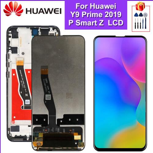 6.59" Original For Huawei P Smart Z LCD Display Touch Screen Digitizer Assembly For Huawei Y9 Prime 2019 LCD Replacement Parts