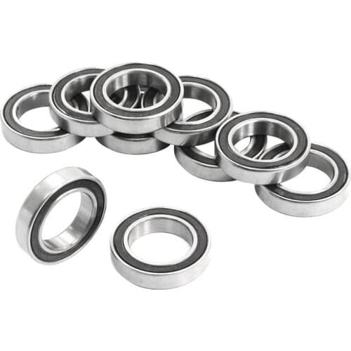 10Pcs 6802-2RS 15x24x5mm Metal Shielded Sealed Deep Groove Ball Bearings