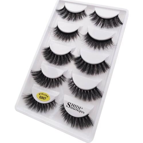 Sexy 100 pairs Faux 3D Mink Lashes Natural Long False Eyelashes Volume Fake Lashes Makeup Extension Eyelashes maquiagem