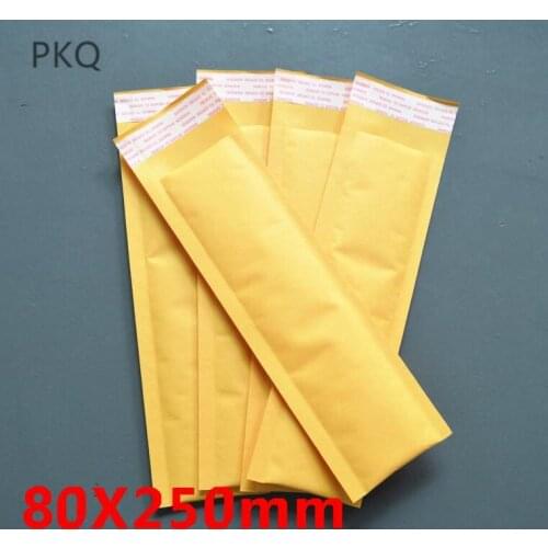 100pcs Wholesale Kraft Paper Foam Foil Office Packaging Envelope Moisture Proof Vibration Bag Bubble Envelope Courier Bags