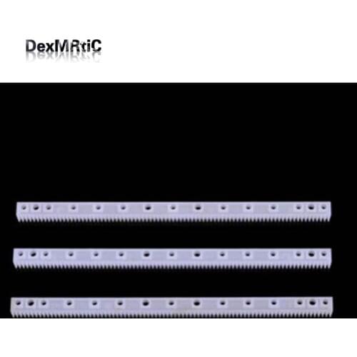 20pcs Long Strip Rack gears 0.5 modulus plastic gear plastic Connecting Rod Toy Parts pinion transmission Set Drive