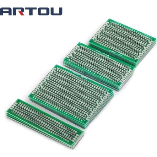 20PCS Double Side Copper Prototype PCB 5*7 4*6 3*7 2*8cm each 5 pcs Universal Board