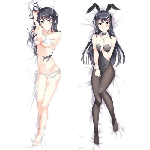 2020-October update Anime Pillowcases Rascal Does Not Dream of Bunny Girl Senpai Dakimakura Body Hugging Pillow Case Cover