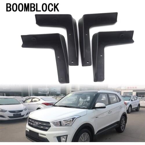 High Quality ABS 4pcs Car Front Rear Mud Flaps Mud Flap Mudguards Fender For Hyundai IX25 Creta Accessories