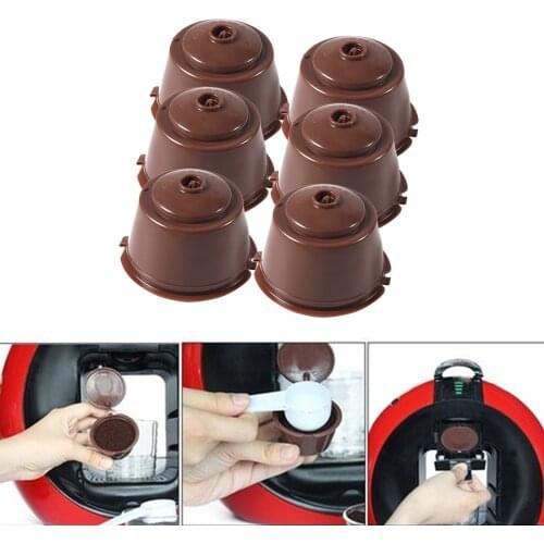 6Colors Refillable Dolce Gusto coffee Capsule nescafe dolce gusto reusable capsule gusto capsules dolce gusto