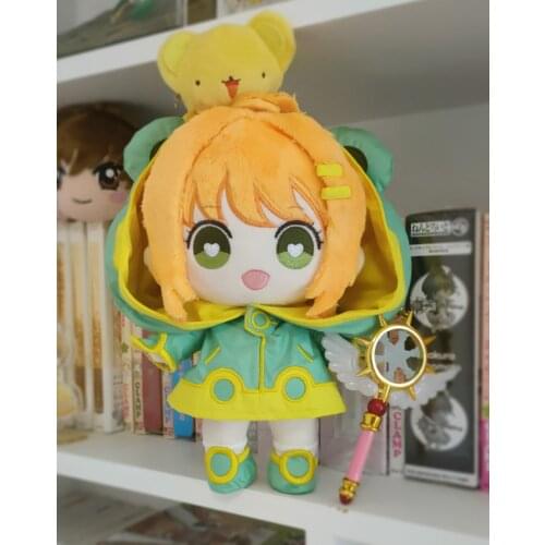 Anime Cardcaptor Sakura Li Syaoran Cute Soft Plush Doll Stuffed Toys Pillow Props Change clothes Xmas Birthday Gifts