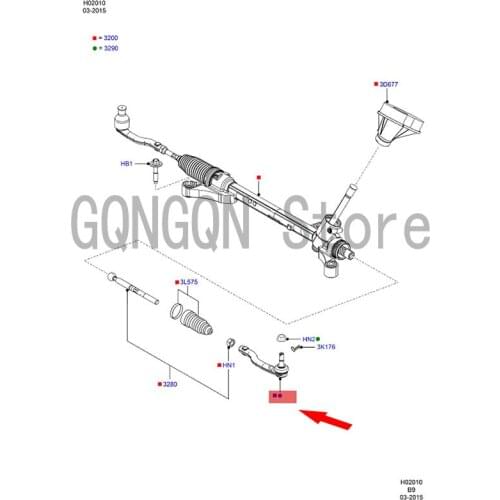 CAR Tie Rod Outer Ball Head Left For dMo nd eoE cos po rtF ies ta Tie Rod Outer Ball Head Pull Arm Lower Arm Swing Arm