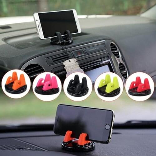 Car Phone Holder Soft Silicone Anti Slip Mat Mobile Phone Mount Stands Bracket Support GPS for iPhone 6S plus Xiaomi