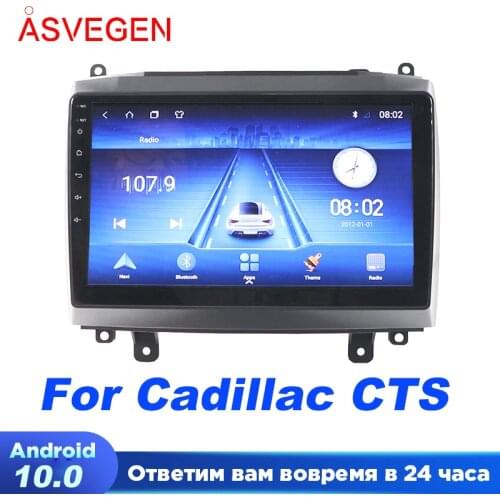 Android 8.1 Car Multimedia Player For Cadillac CTS With 10.2 Inch Auto Audio Radio Stereo GPS Navi Wifi HeadUnit Player