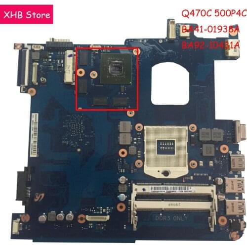 BA41-01938A BA92-11525A BA92-11252B For SAMSUNG Q470C 500P4C laptop motherboard GT630M 2GB tested