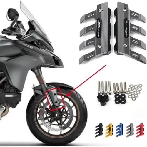 For Ducati MULTISTRADA 950 1200 1260 S Enduro dvt Motorcycle Front Fork Protector Fender Slider Guard Accessories1260s Mudguard