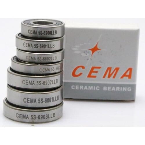 Cema Hybrid Ceramic Bicycle Bearings Cycling Bracket Bottom Hub Bearing 6001/6801/6802/6803/6900/6901/6902/6903