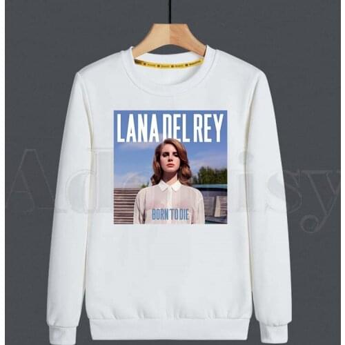 Lana Del Rey Ulzzang Graphic Clothes Fashion Hoodies Sweatshirt Print Trend Mens Clothes Hip-Hop Male Crewneck Hoodies Men
