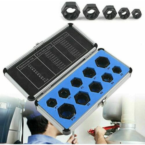Nut Extractor Set Tools Nut Removal Tool Locking Wheel Nut Remover Grip N Twist Sockets Damaged Rounded Bolts Tools For The Car