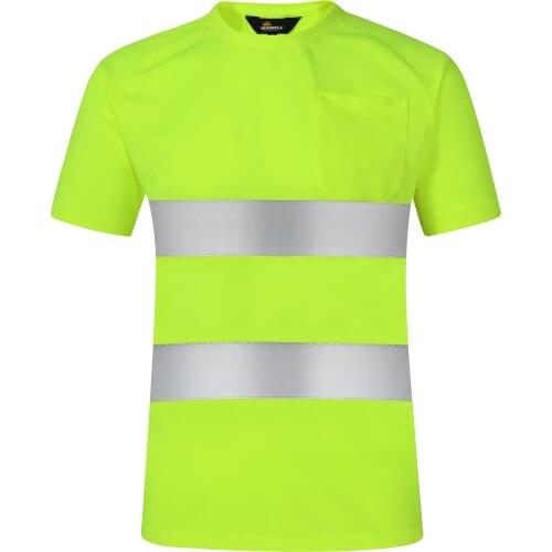Cool Racing Striped T-shirt Motorcycle Reflective Mens T-shirt Summer Fashion Tops Safety T-shirt Mens Plus Size Streetwear