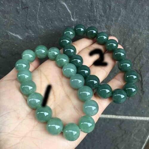 Hot sell Natural authentic Burmese yu A 9-10mm cargo bracelet Hail seed oil yu beads bracele free shipping