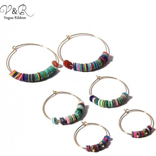 Vogue Ribbon DIY Handmade Jewelry Making Charms Pendants Hoop Earring Set Components Decoration Fashion Accessories Gifts