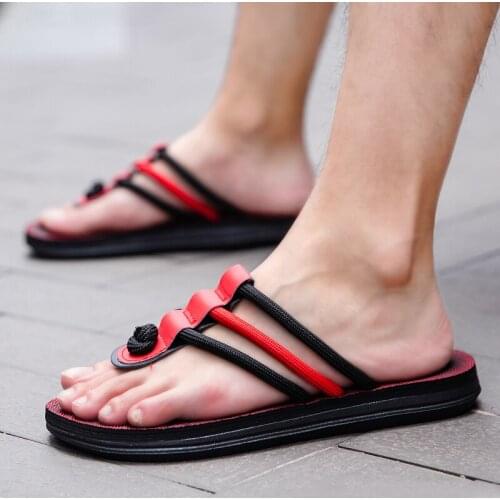 Mens Slippers Outdoor Summer Men Flip Flops High Quality Beach Sandals Anti-slip Zapatos Hombre Casual Shoes Wholesale