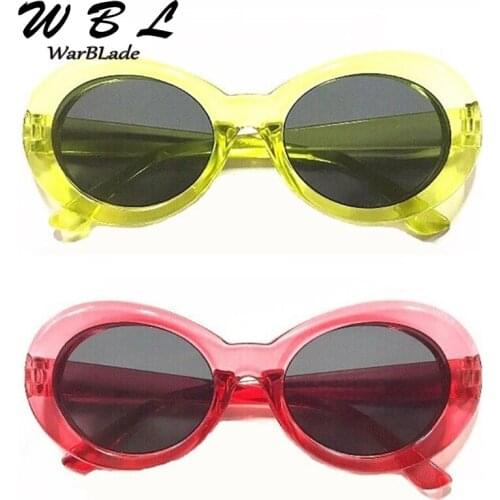 WarBLade High Quality Classic Goggle Glasses Oval Ladies Sunglasses Vintage Sun Glasses Womens UV400 2019 Retro