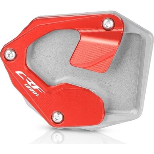 Motorcycle Kickstand Foot Side Stand Extension Pad Support Plate For Honda CRF 1000L Africa Twin CRF1000L Adventure Sports
