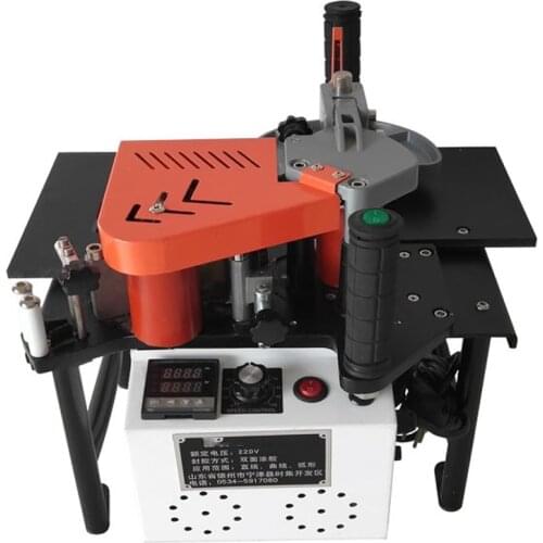 Small home improvement portable double-sided gluing edge banding machine manual home improvement mini edge banding machine