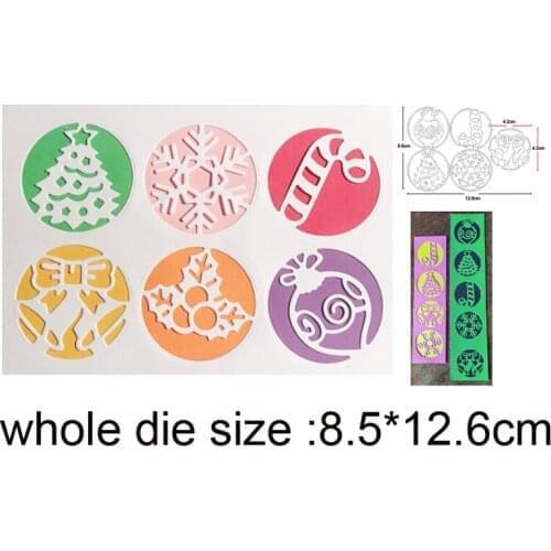 Christmas pendant Metal Cutting Dies Cutout Stencils Die Cut for DIY Scrapbooking Album Paper Card Embossing