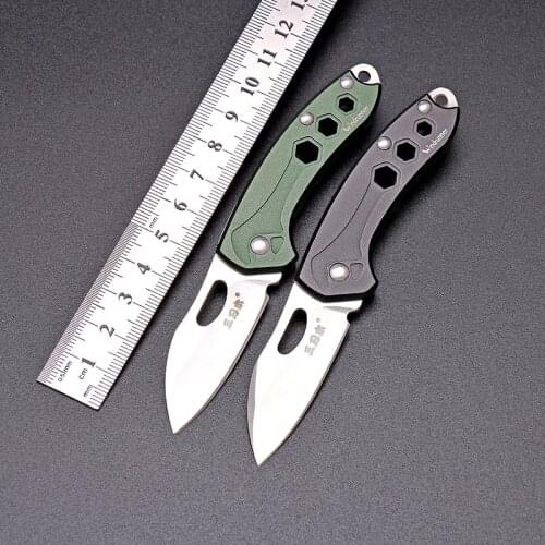 Sanrenmu 4108 Mini Keychain Knife Pocket Knife fruit Knife for camping Survival Tactical Utility Tool EDC Knife