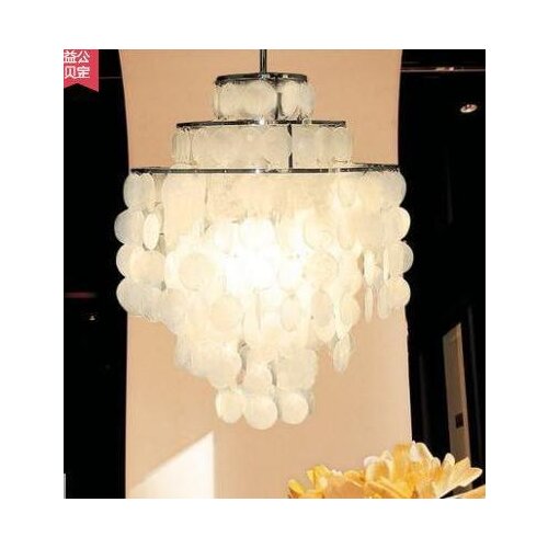 Modern Fashion Series Shell Pendant Light For Living Room D40cm Hanging Light luminaire