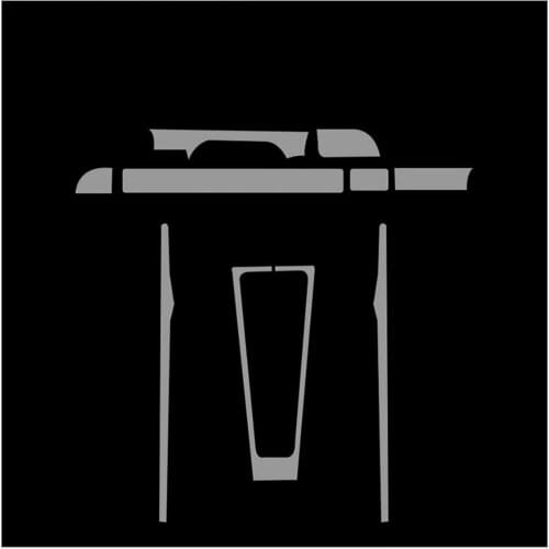 Car-Styling New Car Interior Trim Dashboard Clear Paint Protective Film Stickers for Porsche 718 /911 2016-2018