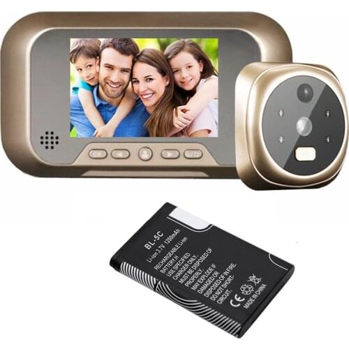 Smart Doorbell Camera Digital home visible Doorbell 120 degree Viewer video night vision 3.0 inch peephole video Doorbell