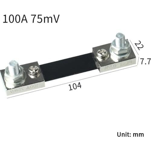 1PCS External Shunt FL-2B 100A/75mV Current Meter Shunt resistor For digital ammeter amp voltmeter wattmeter
