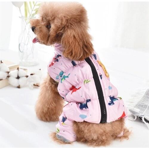 Pet Winter Coat Jumpsuit Warm Dog Clothes Outfit Garment Puppy Apparel Cute Yorkshire Terriers Maltese Poodle Schnauzer Clothing